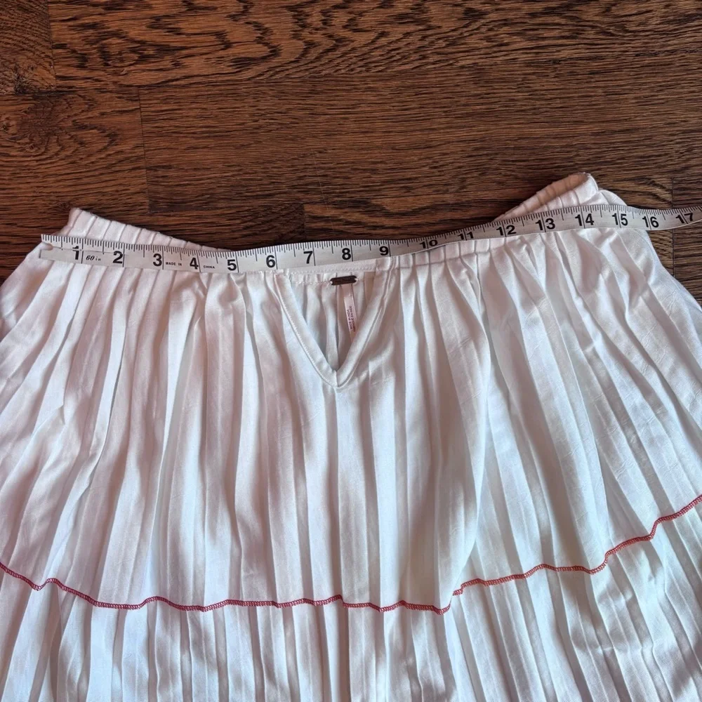 Free People Strapless Boho Peasant Top